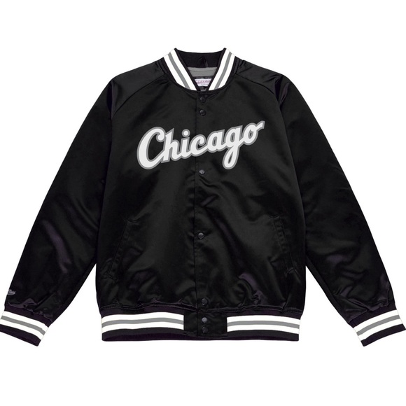 Mitchell & Ness Other - Mitchell & Ness NBA Chicago White Sox Satin Jacket “ Black/White “ size 2XL NWT